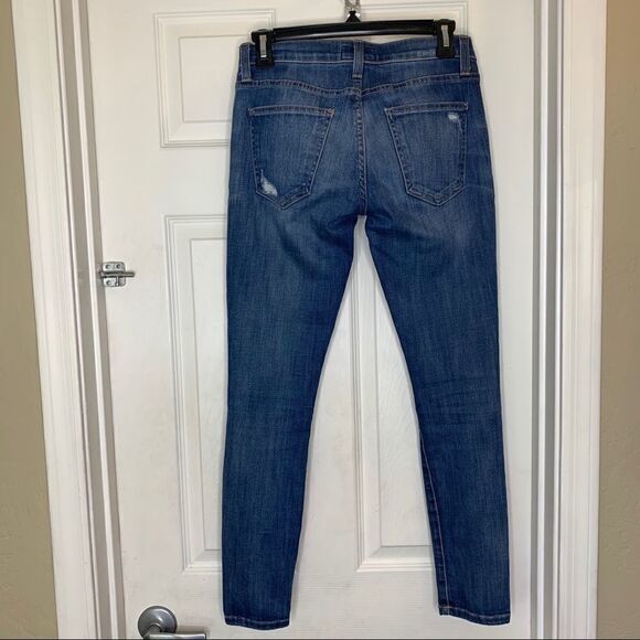 Current/Elliott The Stiletto Distressed Jeans - Picture 4 of 8